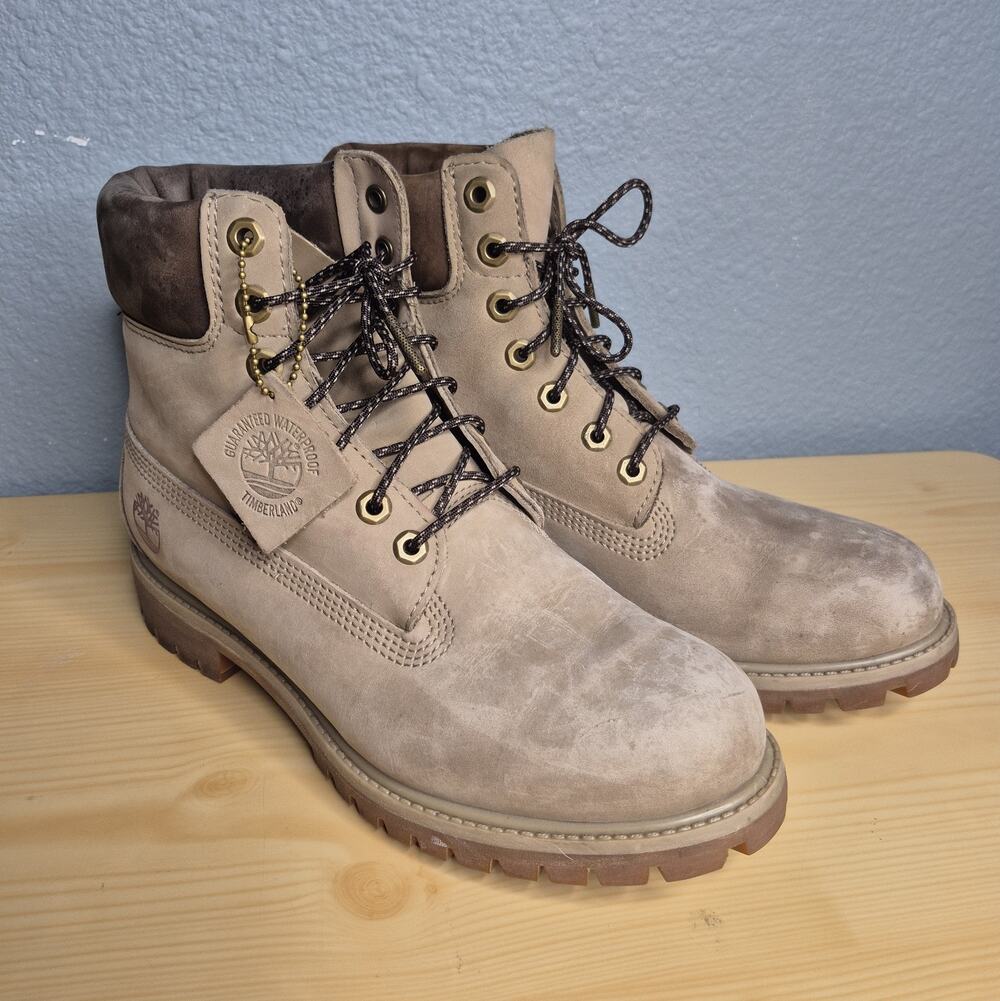 Timberland 6" Boots Mens 8.5M Tan Leather Primaloft 400g A1P5P A1740 Waterproof